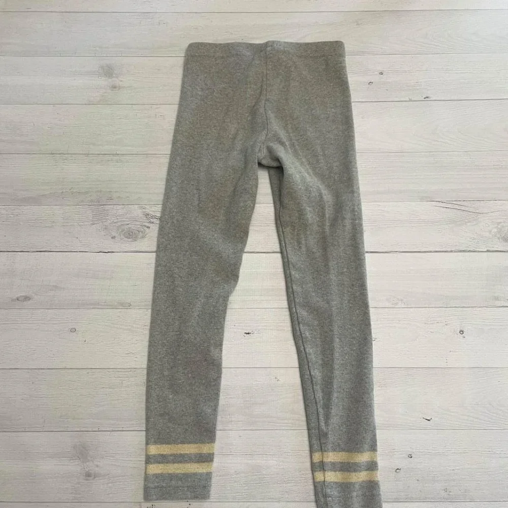 tea‎ collection grey ribbed leggings size 7